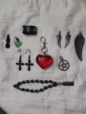 Goth Jewelry Lot
